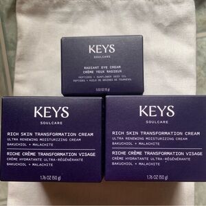 NIB Keys Soul Care Trio, Face & Eye Cream